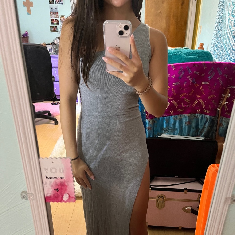 Grey Maxi Dress